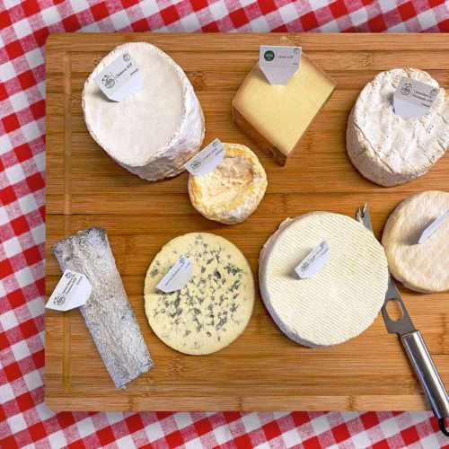 Catering/Partyservice: Kalte Platte mit verschiedenen Käsesorten